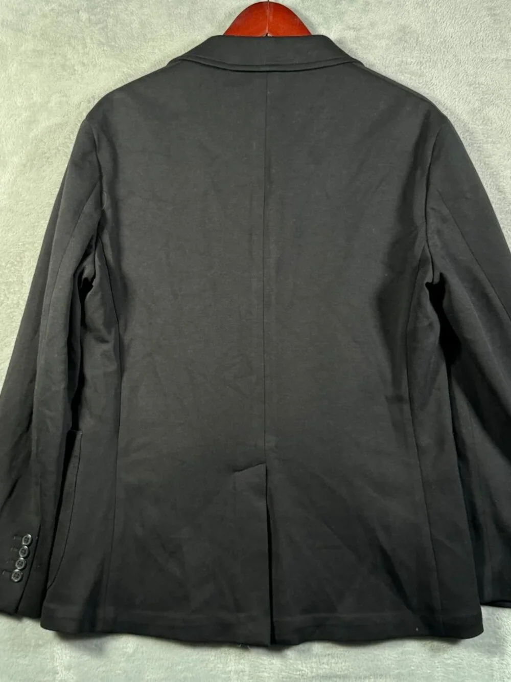 Polo Ralph Lauren Blazer Mens M Black Modern Fit Knit Jersey Sportcoat $298
